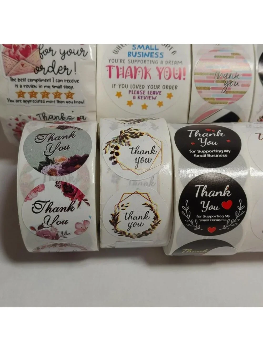 Thank You Stickers 10 Rolls